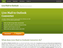 Tablet Screenshot of livemailtooutlook.com